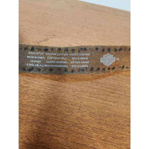 Harley-Davidson XL Pink and silver studded belt with removable buckle - Picture 4 of 10